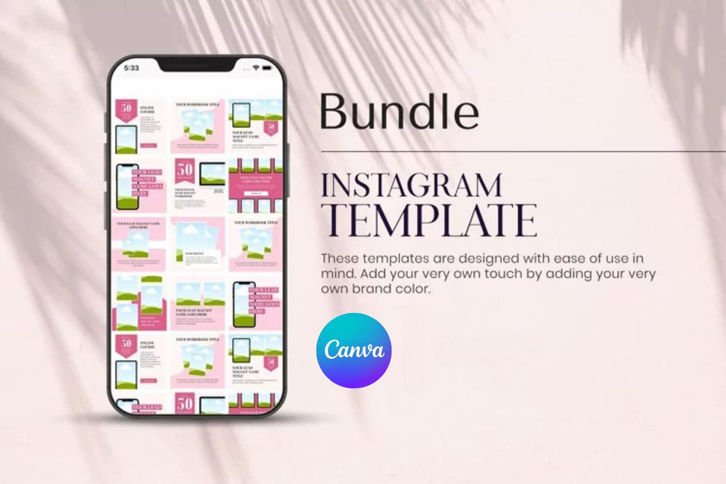 Instagram Post Canva Bundle | 8-in-1 Social Media Templates for Business & Influencers | Editable Engagement Kit