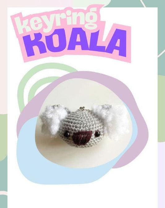 Amigurumi Koala Crochet Pattern: DIY Keychain & Plush (PDF)