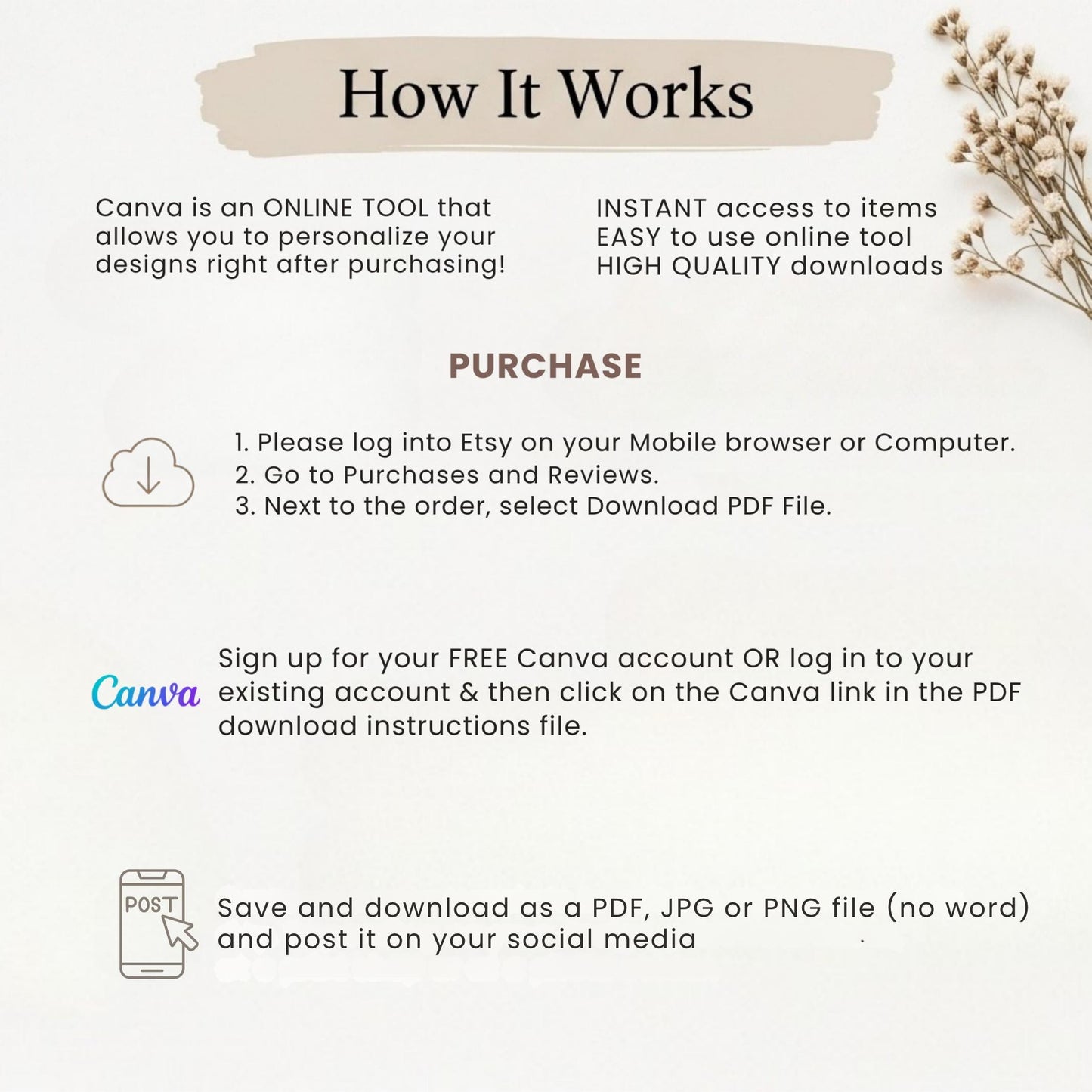 Candle Business Social Media Kit: 90 Canva Templates (Instagram, Pinterest)