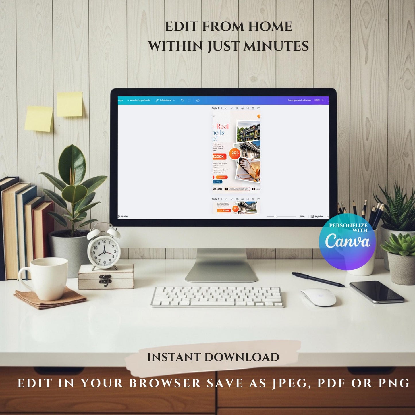 Elegant Real Estate Templates: Modern Realtor Marketing Kit for Canva Pro
