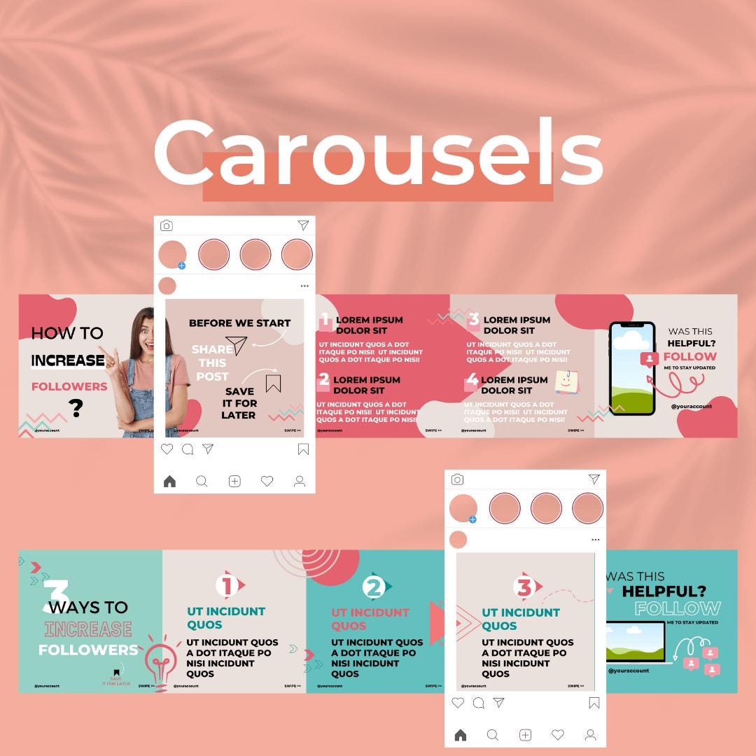 365+ Editable Canva Instagram Post Templates | Engagement Booster, Social Media Kit | Instant Download | Instagram Marketing